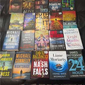 Assorted Thriller and Mystery Books